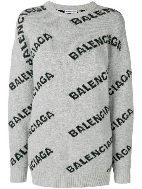balenciaga sweatshirt grey