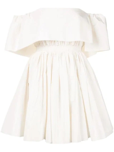 Shop Alex Perry Elodie Mini Dress In White