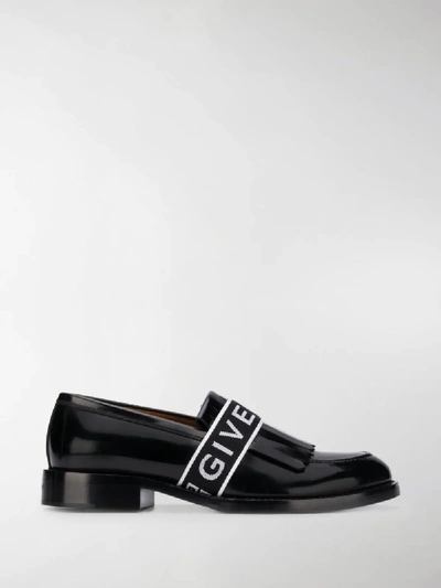 Shop Givenchy Cruz Penny Loafers In Black