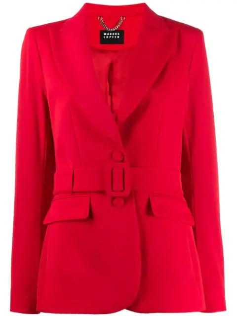 Markus Lupfer Dylan Tailored Jacket In Red | ModeSens