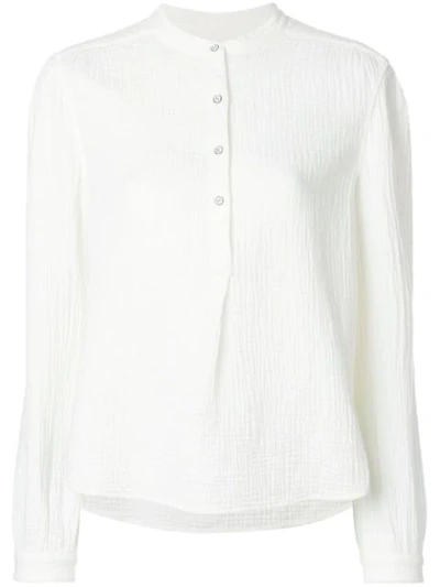 Shop Rag & Bone Henley Shirt In White