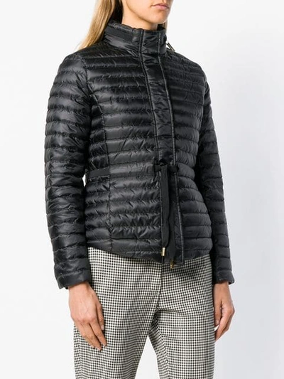 Shop Michael Michael Kors Zipped-up Padded Jacket In Black