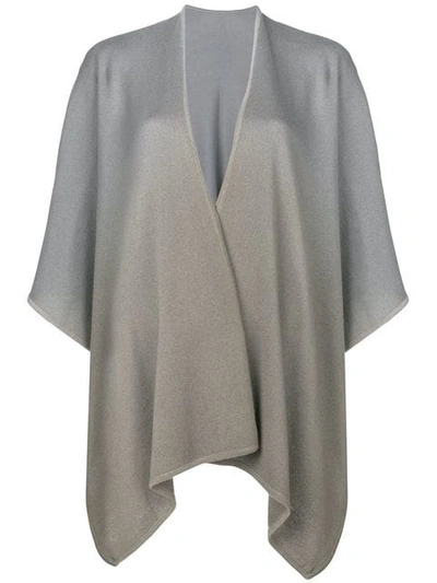 Shop Hemisphere Grazia Small Shawl In 182b Grey