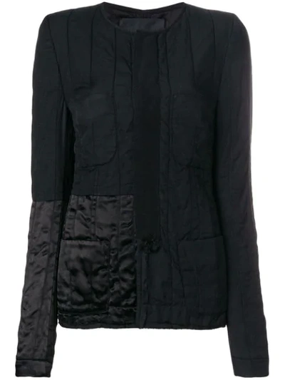 Haider Ackermann Round Neck Jacket In Black