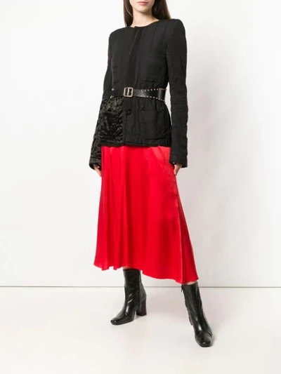 Haider Ackermann Round Neck Jacket In Black