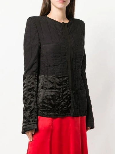 Haider Ackermann Round Neck Jacket In Black