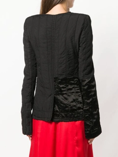 Haider Ackermann Round Neck Jacket In Black