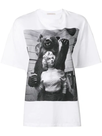 Shop Christopher Kane Marilyn T-shirt In Black