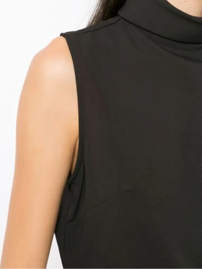 Shop Olympiah Peru Turtle Neck Blouse In Black