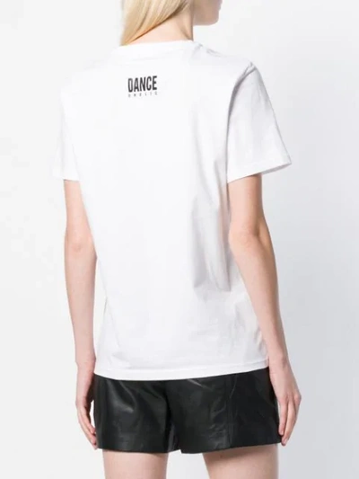 NEIL BARRETT DANCEOHOLIC棉质T恤 - 白色