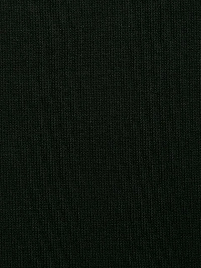 Shop Versace Jeans Logo Patch Sweatshirt In Black