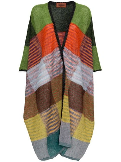 Shop Missoni Batwing Knitted Cardigan - Multicolour