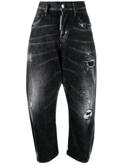 Shop Dsquared2 Kawaii Jeans In Black
