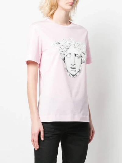 Shop Versace Rosa Medusa T-shirt In Pink