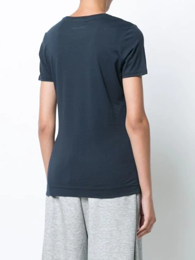 Shop Adam Lippes Round Neck T-shirt - Blue