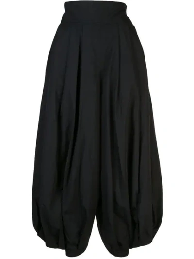 Shop Toga Balloon Trousers In Black