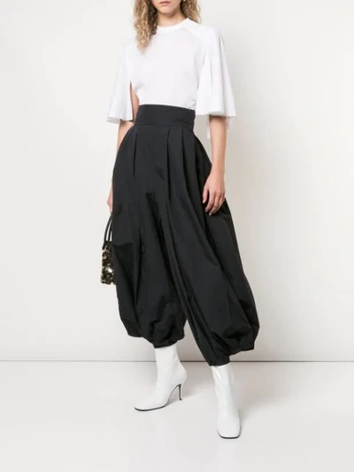 Shop Toga Balloon Trousers In Black