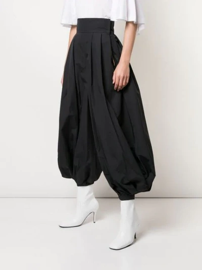 Shop Toga Balloon Trousers In Black