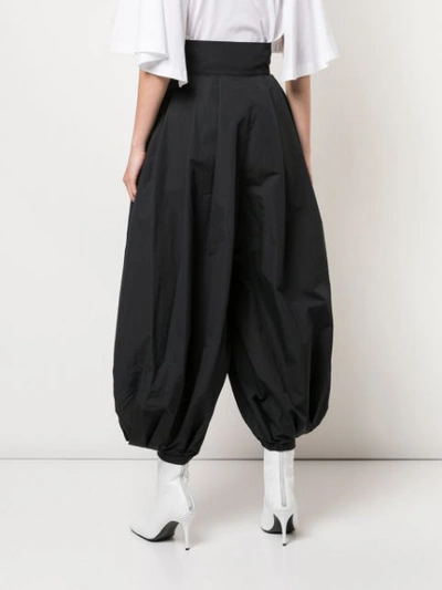 Shop Toga Balloon Trousers In Black