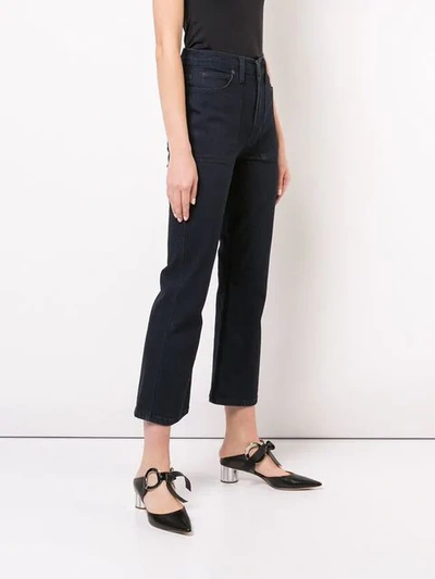 Shop Proenza Schouler Pswl Flared Jeans In Blue