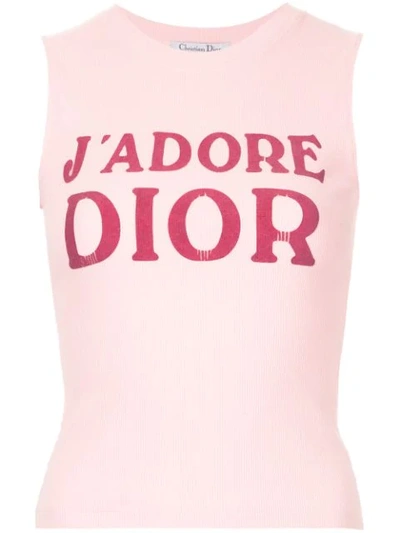 Dior Christian Vintage Sleeveless Shirt Tops - Pink | ModeSens