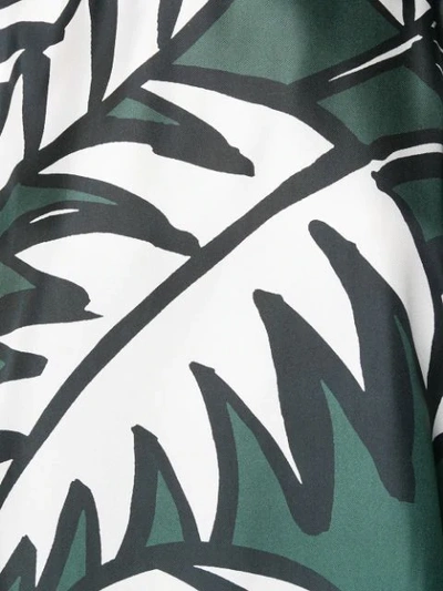 Shop Altea Kleid Mit Blatt-print - Grün In Green
