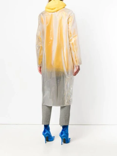 transparent raincoat