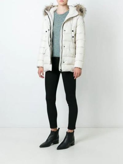 Shop Moncler 'clio' Jacket - White