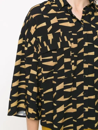 Shop Andrea Marques Printed Shirt In Black