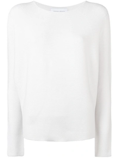 Shop Christian Wijnants Knitted Jumper In White