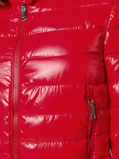 Shop Moncler Short Puffer Jacket In Red