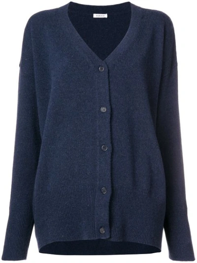 Shop P.a.r.o.s.h . Cashmere Chunky Cardigan - Blue