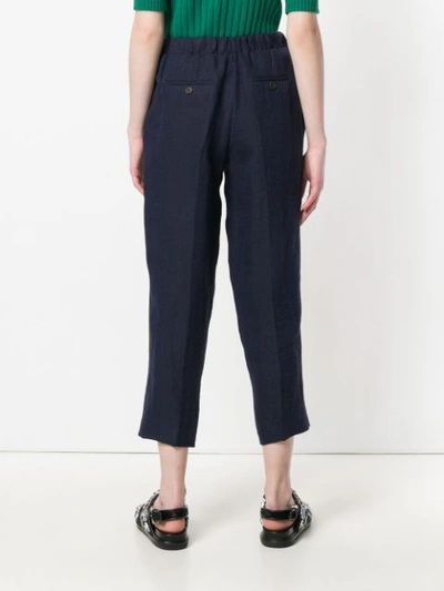 cropped trousers