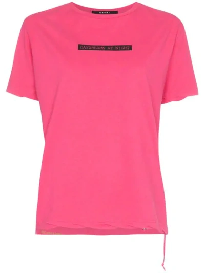 Shop Ksubi Daydreams-print T-shirt In Pink
