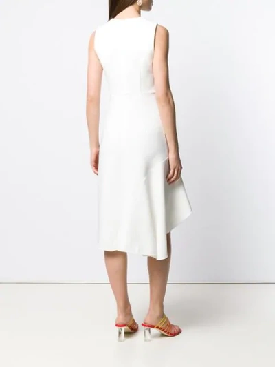 Shop P.a.r.o.s.h Formal Asymmetrical Dress In White