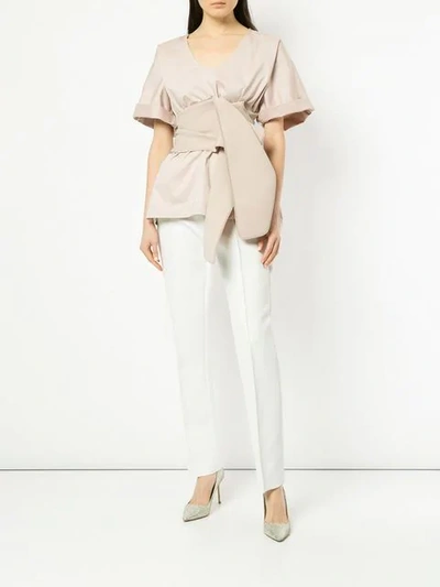Shop Maticevski Willing Top In Pink