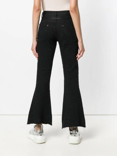 flare cropped jeans