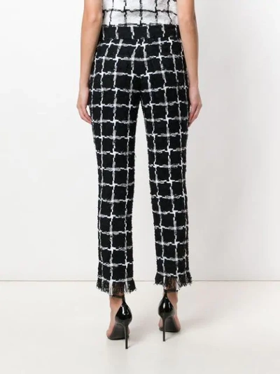 Shop Balmain Hose Mit Muster In Black