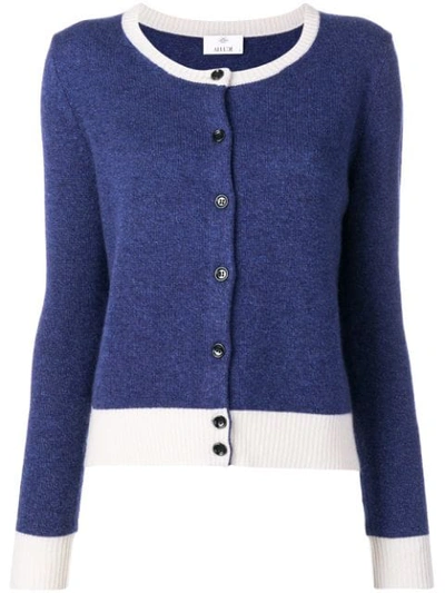 Shop Allude Colour-block Cardigan In Blue