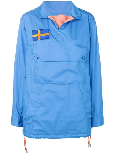 Shop Acne Studios X Fjällräven Anorak Jacket In Blue