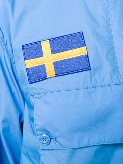 Shop Acne Studios X Fjällräven Anorak Jacket In Blue