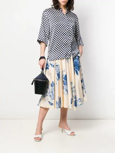 ANTONIO MARRAS PLEATED MIDI SKIRT - 大地色