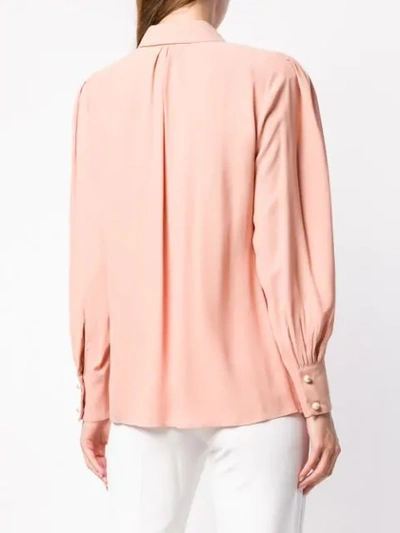 Shop Elisabetta Franchi Loose Fit Blouse In Pink