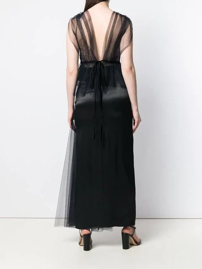 Shop Act N°1 Tulle Back Top In Black