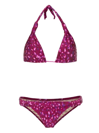 ADRIANA DEGREAS POMEGRANATE BIKINI SET - 粉色