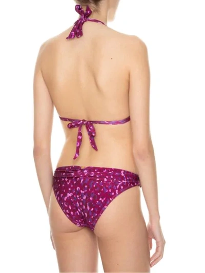 Shop Adriana Degreas Pomegranate Bikini Set In Pink