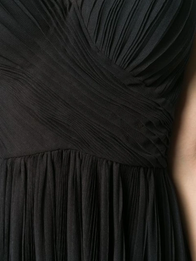 Shop Sophia Kah Sweetheart Flared Gown In Black