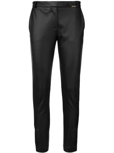 Shop Styland Cigarette Trousers In Black