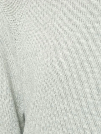 Shop Tibi Round Neck Sweater - Grey