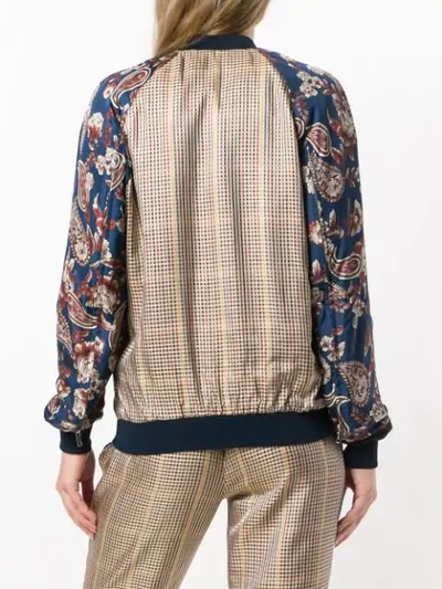 Shop 3.1 Phillip Lim / フィリップ リム Checked Bomber Jacket In Marrone